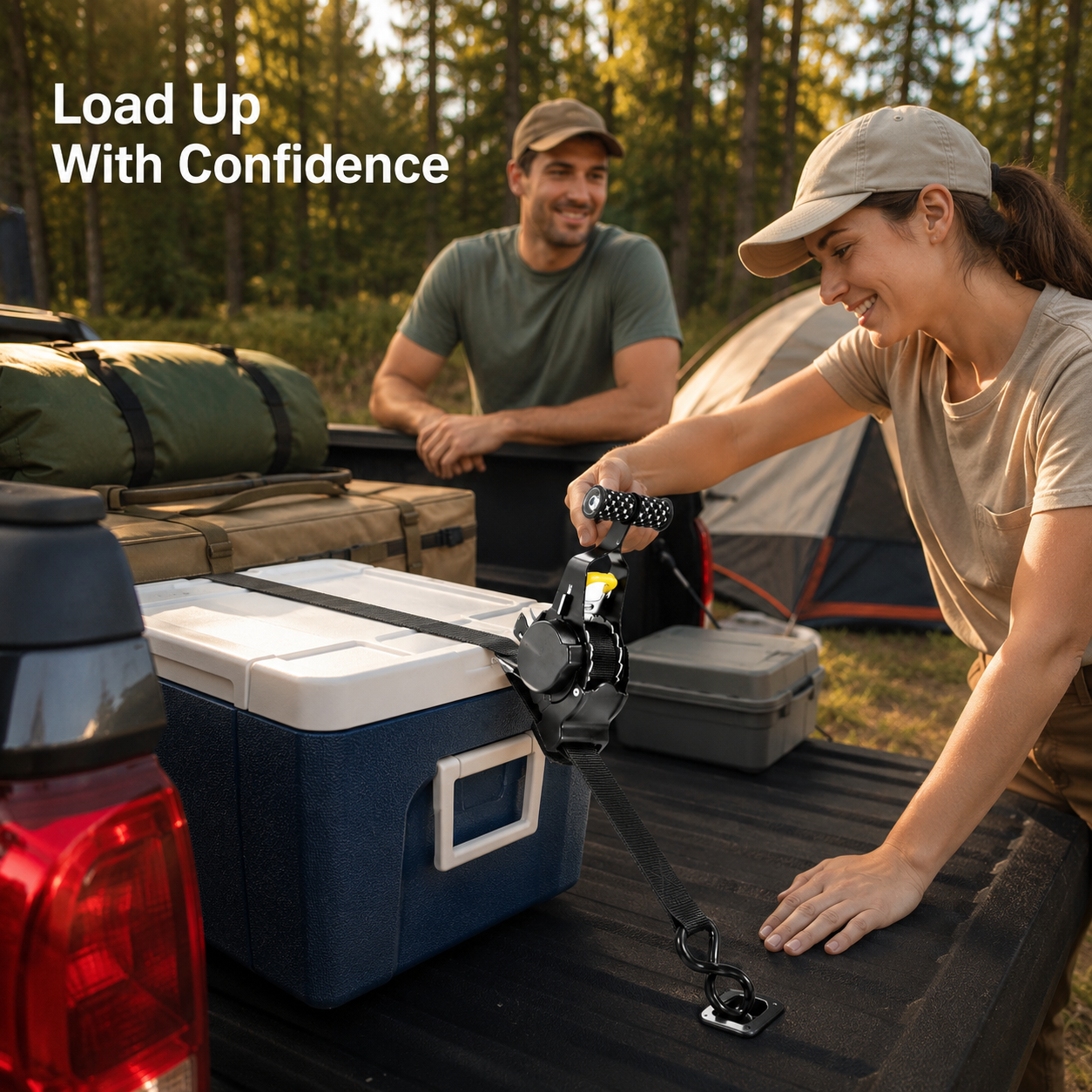Heavy-Duty Retractable Ratchet Straps-BUY 2 fast shipping