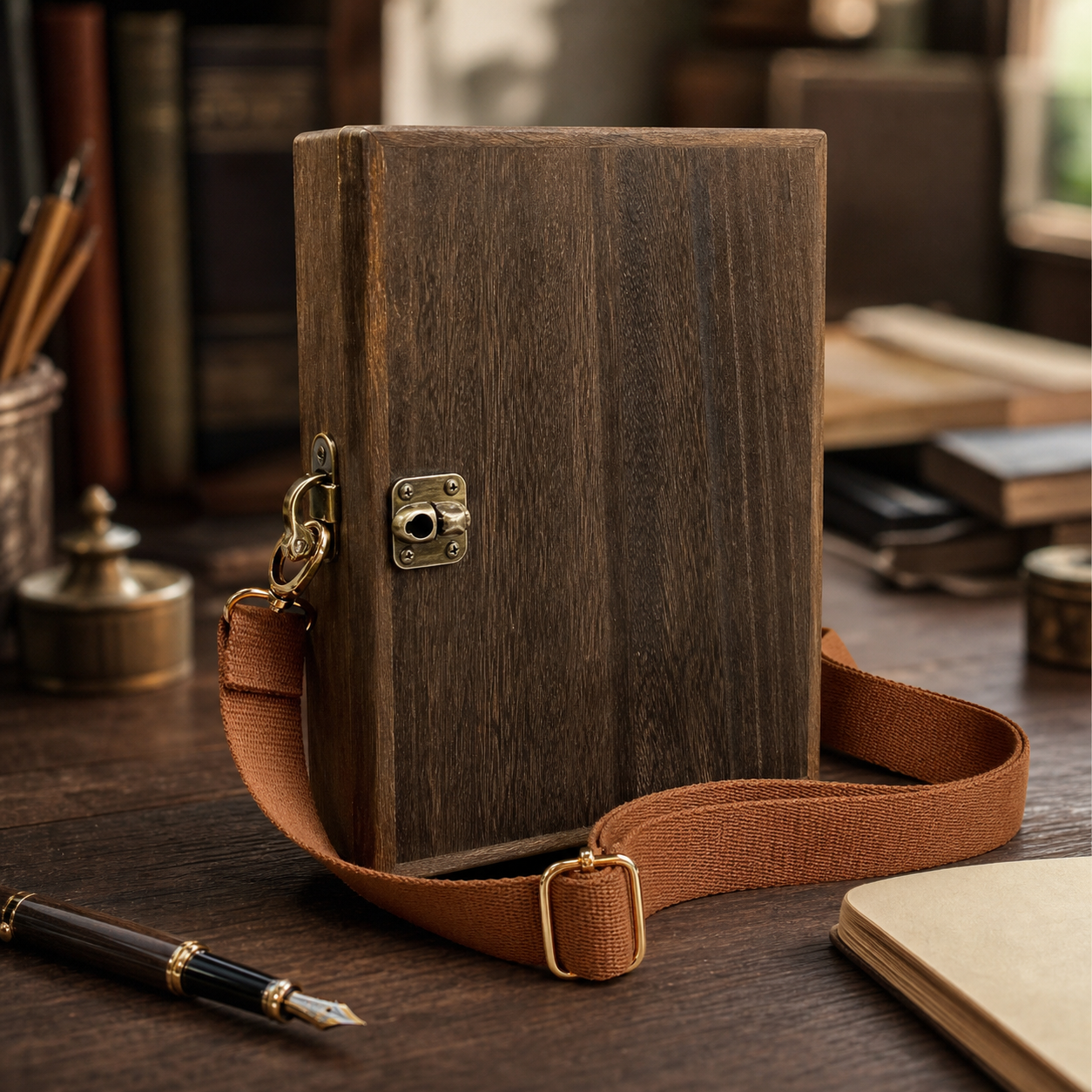 Writers Messenger Wood Box A5