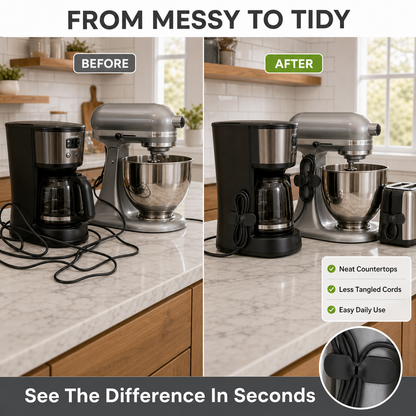 ✨ New Upgrade Cord Organizer For Kitchen Appliances
