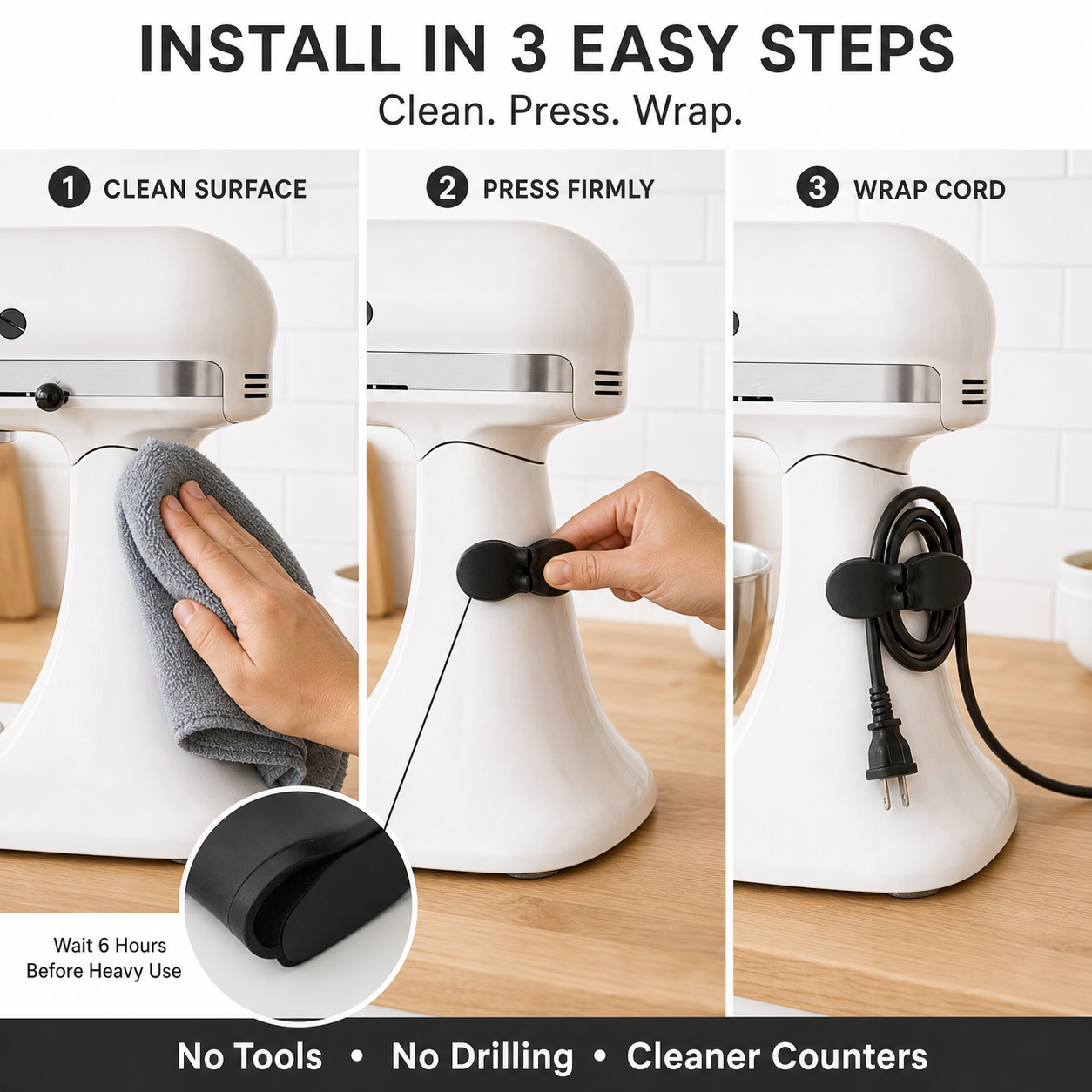 ✨ New Upgrade Cord Organizer For Kitchen Appliances