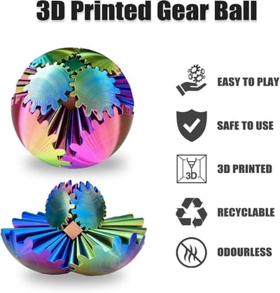 🎁🔥LAST DAY 50% OFF🔥-GearSphere - The Steampunk Whirling Wonder Fidget (Gear Ball)