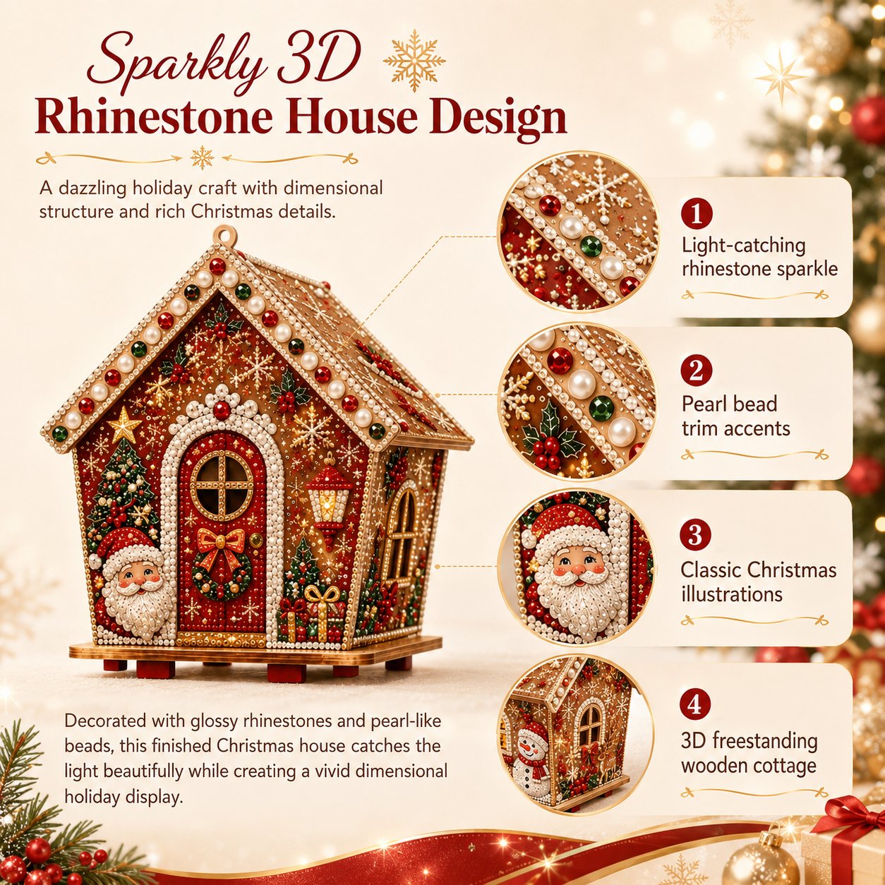 🔥LAST DAY 50% OFF - 🎄Plymagic DIY Pearl Art - Christmas Collection