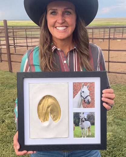 🐴Horse Hoofprint Keepsake Clay Kit💛Their actual hoofprint — made by your own hands.🐴