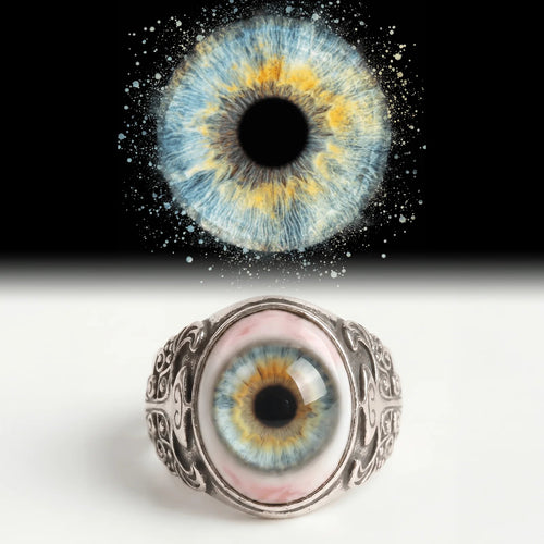 🎃 Halloween Pre-Sale 🎃 Eyeball Ring in Vintage Victorian Gothic Style