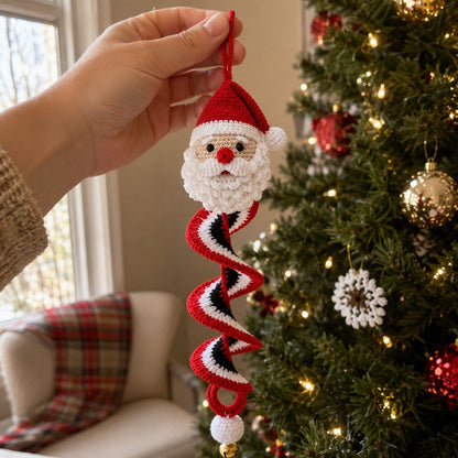 🎅🌲Crochet Snowman Spiral Oranment DIY Kit