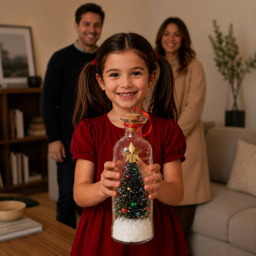 🎁Last Day 49% OFF🔥Mr. Christmas  Christmas Tree Message In A Bottle