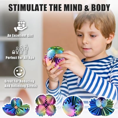 🎁🔥LAST DAY 50% OFF🔥-GearSphere - The Steampunk Whirling Wonder Fidget (Gear Ball)
