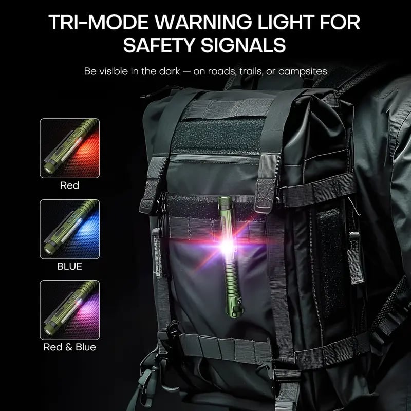 💥 LAST DAY 49% OFF-800 Lumen Rechargeable EDC Flashlight