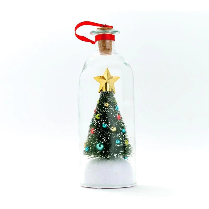 🎁Last Day 49% OFF🔥Mr. Christmas  Christmas Tree Message In A Bottle