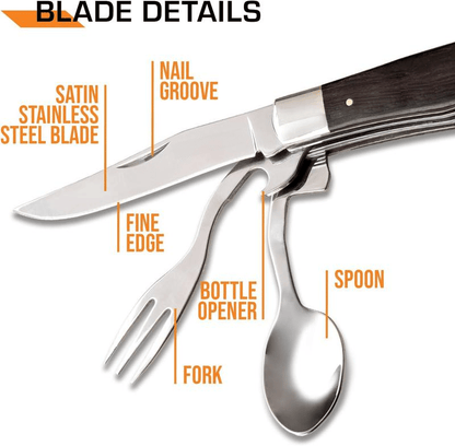 4-in-1 Multi-Function Pocket Knife