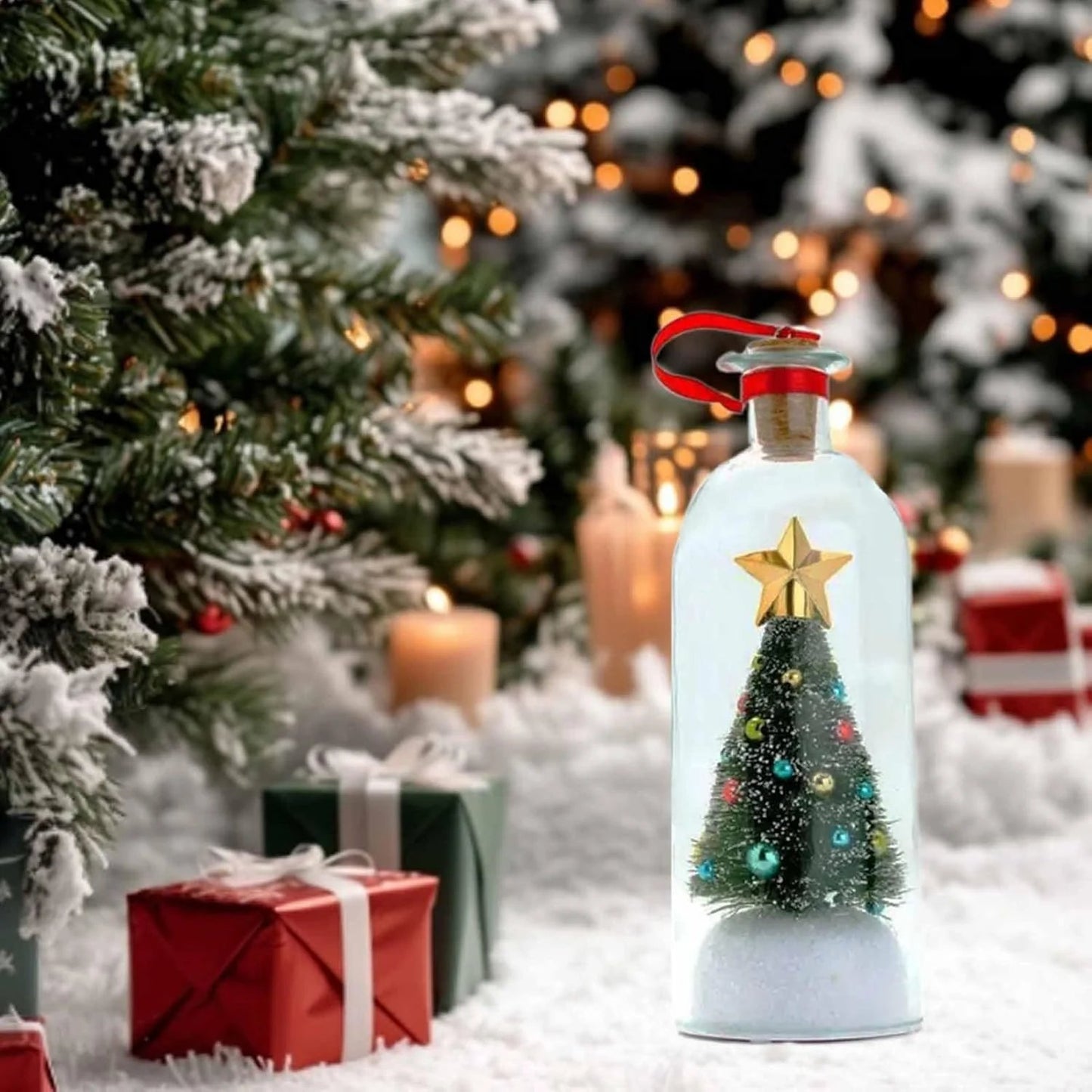 🎁Last Day 49% OFF🔥Mr. Christmas  Christmas Tree Message In A Bottle
