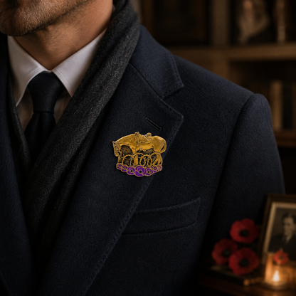 War Horse Remembered Brooch