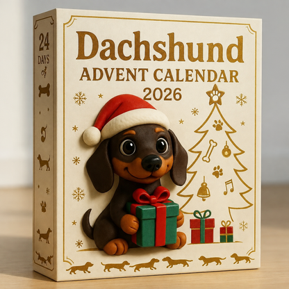 🎄🐾 2026 Dachshund Advent Calendar 🐶✨
