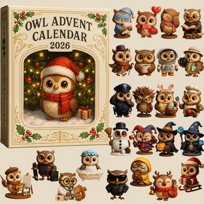 Owl Advent Calendar 2026🎁 24 Gifts Inside!