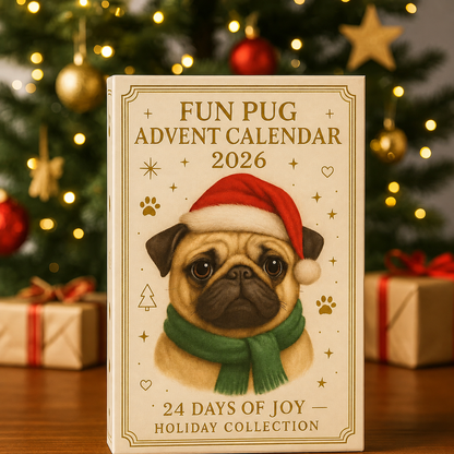 🎄Fun Pug Advent Calendar 2026