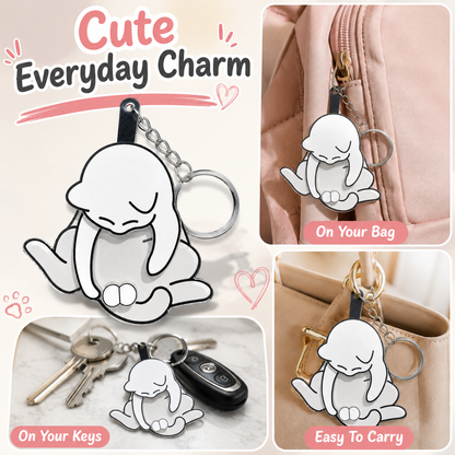 🐱🥚Pull-Play Cat & Egg Keychain