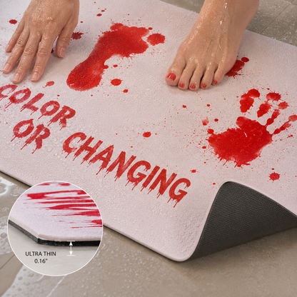 🎁🔥LAST DAY 49% OFF🔥 -Halloween Water-Changing Carpet Bloody Mat🩸