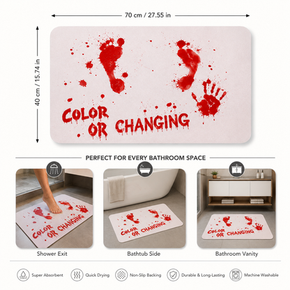 🎁🔥LAST DAY 49% OFF🔥 -Halloween Water-Changing Carpet Bloody Mat🩸