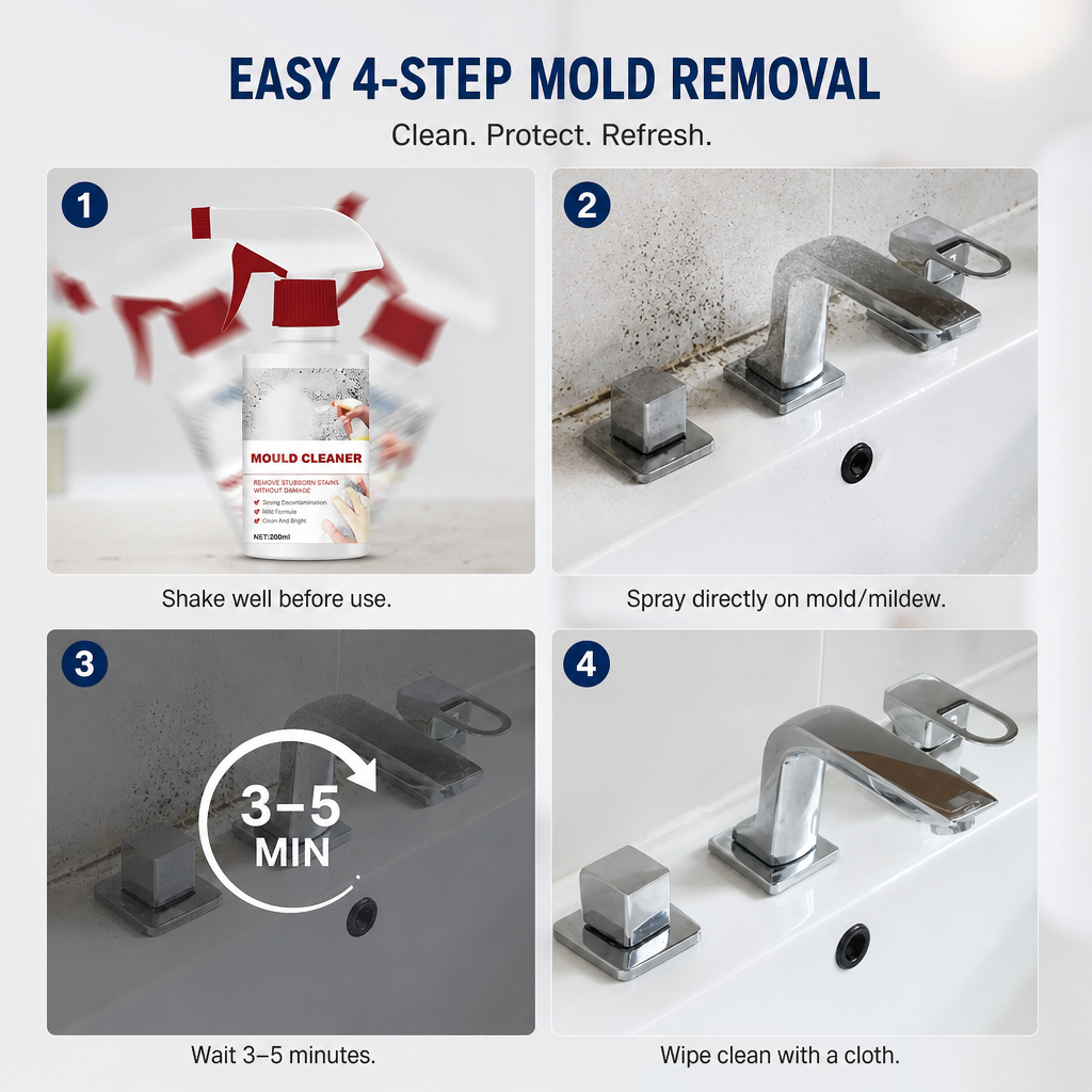🔥 Limited-Time Offer –🦠 New Upgraded Mildew Cleaner Foam