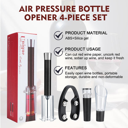 🎁🔥LAST DAY 50% OFF-🔥Air Pump Cork Remover Wine Bottle Opener Set