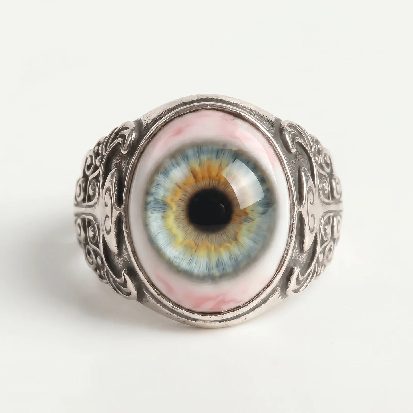 🎃 Halloween Pre-Sale 🎃 Eyeball Ring in Vintage Victorian Gothic Style
