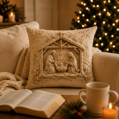 🏆 50K+ SOLD!✝️Jesus-Themed Pillowcase – Machine Washable, Wrinkle-Resistant, Durable, Perfect for Living Room, Bedroom, Office & More⛪