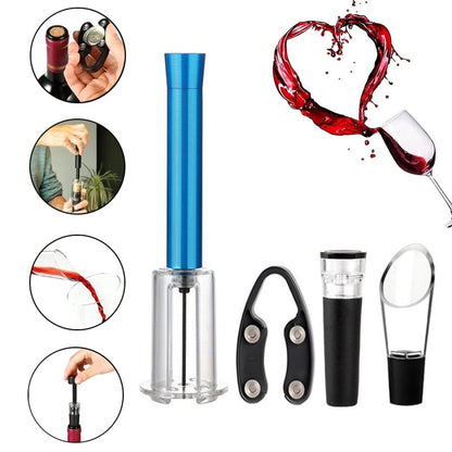 🎁🔥LAST DAY 50% OFF-🔥Air Pump Cork Remover Wine Bottle Opener Set