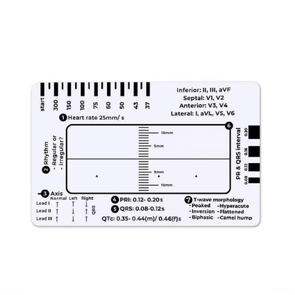 🔥HOT SALE -ECG 7 Step Ruler