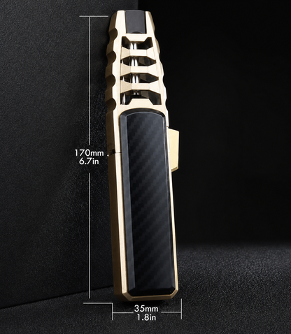 🔥Windproof straight torch blue flame lighter
