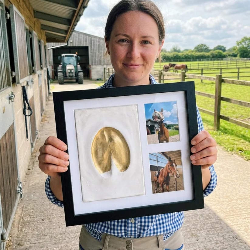 🐴Horse Hoofprint Keepsake Clay Kit💛Their actual hoofprint — made by your own hands.🐴