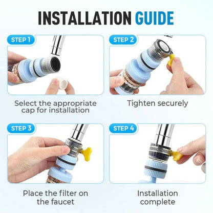 6-Layer Faucet Water Filter – Multi-Stage Tap Filter For Cleaner Everyday Water