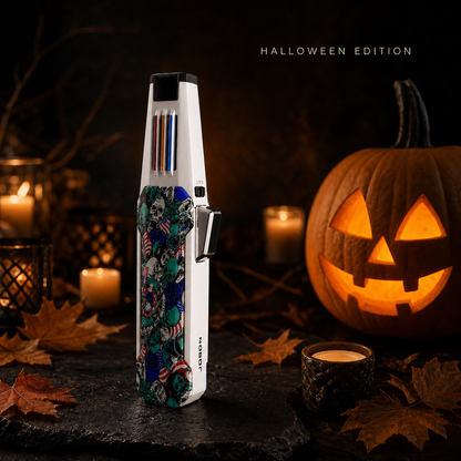 🔥Windproof straight torch blue flame lighter